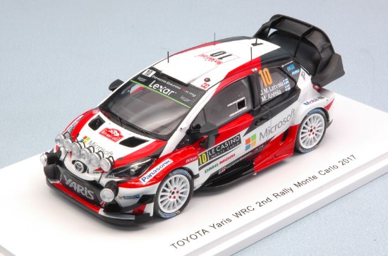 Immagine di TOYOTA YARIS WRC N.10 2nd MONTE CARLO 2017 J.M.LATVALA-M.ANTTILA 1:43