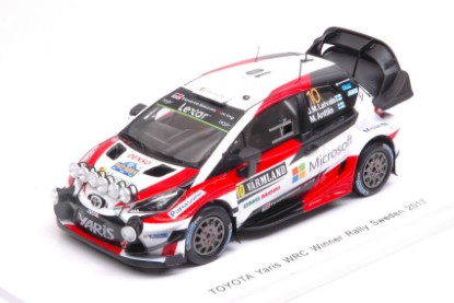 Immagine di TOYOTA YARIS WRC N.10 WINNER RALLY SWEDEN 2017 J.LATVALA-M.ANTTILA 1:43