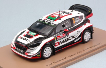 Immagine di FORD FIESTA WRC N.3 WINNER GREAT BRITAIN 2017 E.EVANS-D.BARRIT 1:43