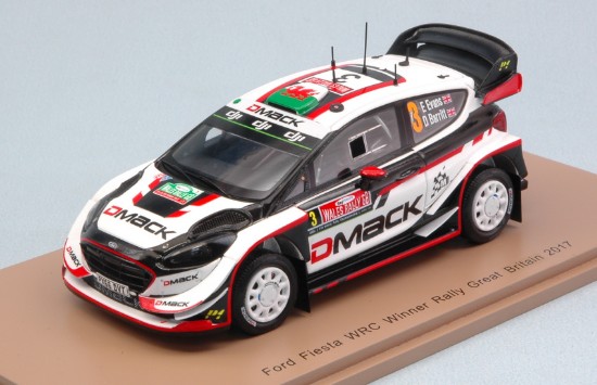 Immagine di FORD FIESTA WRC N.3 WINNER GREAT BRITAIN 2017 E.EVANS-D.BARRIT 1:43