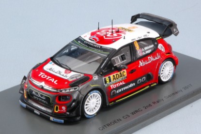 Immagine di CITROEN C3 WRC N.7 2nd RALLY GERMANY 2017 A.MIKKELSEN-A.JAGER 1:43