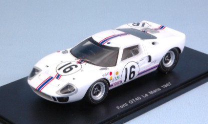 Immagine di FORD GT40 MKI N.16 DNF LM 1967 H.GREDER-P.DUMAY 1:43