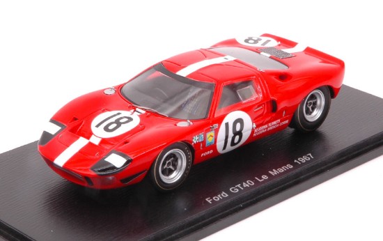 Immagine di FORD GT40 N.18 DNF LM 1967 U.MAGLIOLI-M.CASONI 1:43