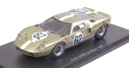 Immagine di FORD GT40 MKI N.62 ACCIDENT LM 1967 M.SALMON-B.REDMAN 1:43