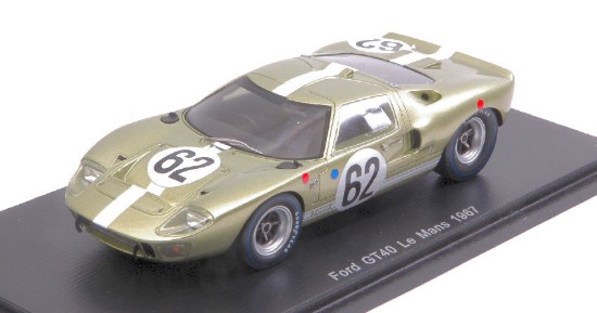 Immagine di FORD GT40 MKI N.62 ACCIDENT LM 1967 M.SALMON-B.REDMAN 1:43