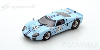 Immagine di FORD MK IIB N.57 18th LM 1967 P.HAWKINS-R.BUCKNUM 1:43