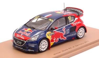 Immagine di PEUGEOT 208 N.17 WINNER WRX GERMANY 2015 DAVY JEANNEY 1:43
