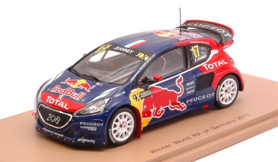 Immagine di PEUGEOT 208 N.17 WINNER WRX GERMANY 2015 DAVY JEANNEY 1:43