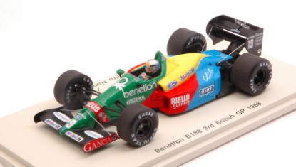 Immagine di BENETTON B188 A.NANNINI 1988 N.19 3rd BRITISH GP 1:43