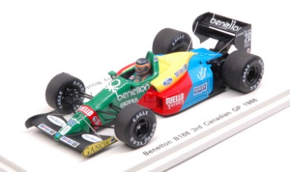 Immagine di BENETTON B188 T.BOUTSEN 1988 N.20 3rd CANADIAN GP 1:43