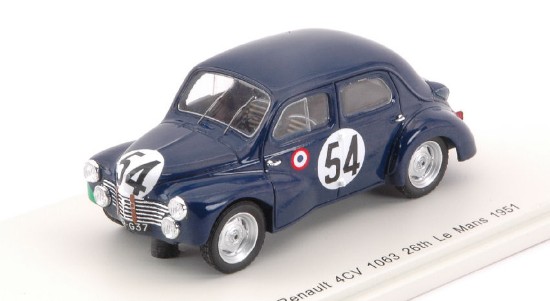 Immagine di RENAULT 4CV 1063 N.54 27th LM 1951 J.LECAT-H.SENFFTLEBEN 1:43