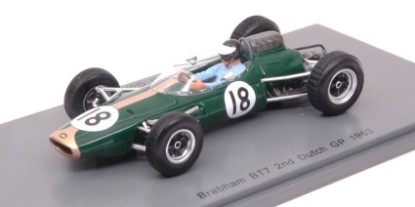 Immagine di BRABHAM BT7 D.GURNEY 1963 N.18 2nd DUTCH GP 1:43