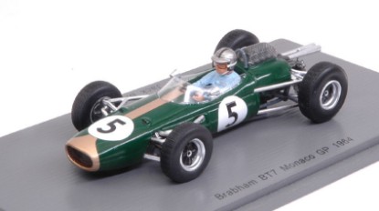 Immagine di BRABHAM BT7 J.BRABHAM 1964 N.5 RETIRED MONACO GP 1:43