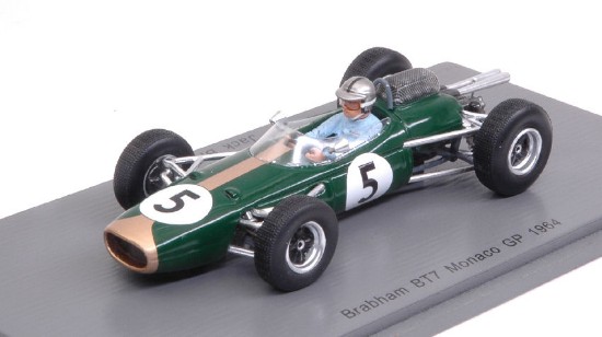 Immagine di BRABHAM BT7 J.BRABHAM 1964 N.5 RETIRED MONACO GP 1:43