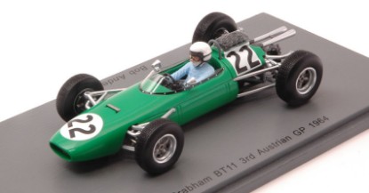 Immagine di BRABHAM BT11 B.ANDERSON 1964 N.22 3rd AUSTRIAN GP 1:43