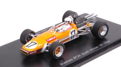 Immagine di BRABHAM BT24 S.TINGLE 1969 N.17 8th SOUTH AFRICAN GP 1:43