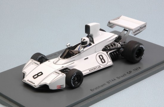 Immagine di BRABHAM BT44 R.ROBARTS 1974 N.8 15th BRAZILIAN GP 1:43