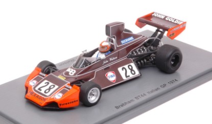 Immagine di BRABHAM BT44 J.WATSON 1974 N.28 5th ITALIAN GP 1:43