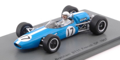 Immagine di BRABHAM BT11 B.ANDERSON 1967 N.17 DNF FRENCH GP 1:43