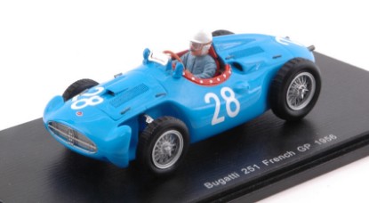 Immagine di BUGATTI T251 M.TRINTIGNANT 1956 N.28 DNF FRENCH GP 1:43