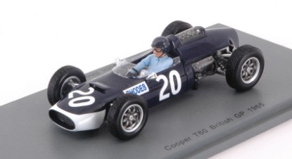 Immagine di COOPER T60 J.RHODES 1965 N.20 DNF BRITISH GP 1:43