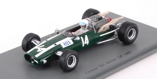 Immagine di COOPER T81 A.REES 1967 N.14 9th BRITISH GP 1:43