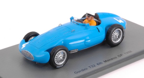 Immagine di GORDINI T32 A.PILETTE 1956 N.4 6th MONACO GP 1:43