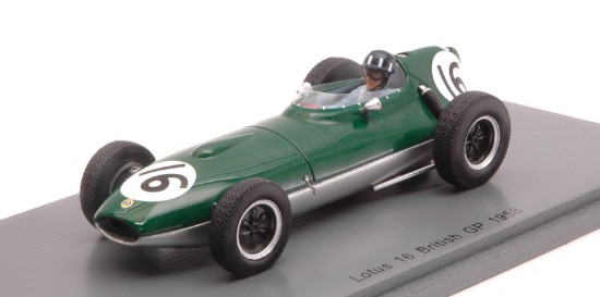 Immagine di LOTUS 16 GRAHAM HILL 1958 N.16 14th BRITISH GP 1:43