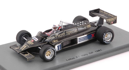 Immagine di LOTUS 87 E.DE ANGELIS 1981 N.11 4th ITALIAN GP 1:43