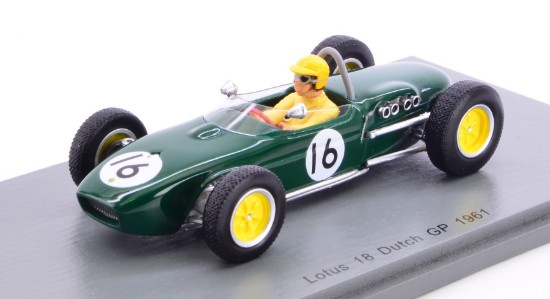 Immagine di LOTUS 18 TREVOR TAYLOR 1961 N.16 13th DUTCH GP 1:43