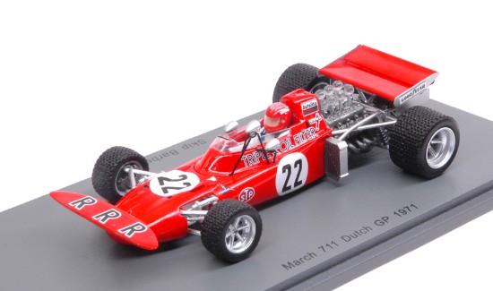 Immagine di MARCH 711 S.BARBER 1971 N.22 NC DUTCH GP 1:43