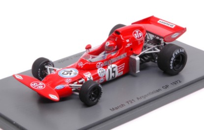 Immagine di MARCH 721X N.LAUDA 1972 N.15 7th ARGENTINA GP 1:43