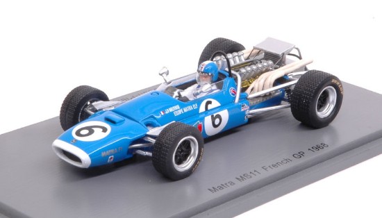 Immagine di MATRA MS11 J.P.BELTOISE 1968 N.6 9th FRENCH GP 1:43
