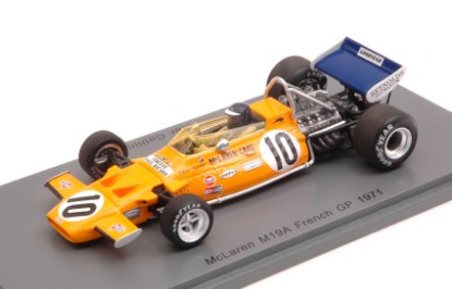 Immagine di MC LAREN M19A P.GETHIN 1971 N.10 9th FRENCH GP 1:43