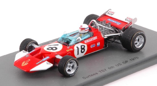 Immagine di SURTEES TS7 DEREK BELL 1970 N.18 6th US GP 1:43