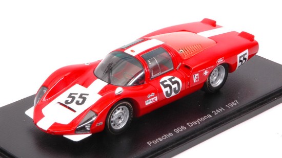 Immagine di PORSCHE 906 LH N.55 5th 24 H DAYTONA 1967 D.SPOERRY-R.STEINEMANN 1:43