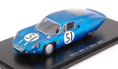 Immagine di ALPINE M64 N.51 28th LM 1965 G.VERRIER-R.MASSON 1:43