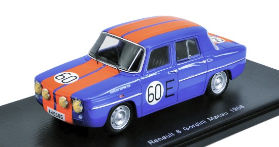 Immagine di RENAULT 8 GORDINI 1300 N.60 WINNER MACAU 1966 MAURO BIANCHI 1:43