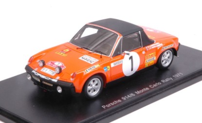 Immagine di PORSCHE 914/6 N.1 ABANDON MONTE CARLO 1971 G.LARROUSSE-J.PERRAMOND 1:43
