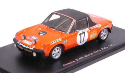Immagine di PORSCHE 914/6 N.17 ABAND.MONTE CARLO 1971 A.ANDERSSON-B.THORSZELIUS 1:43