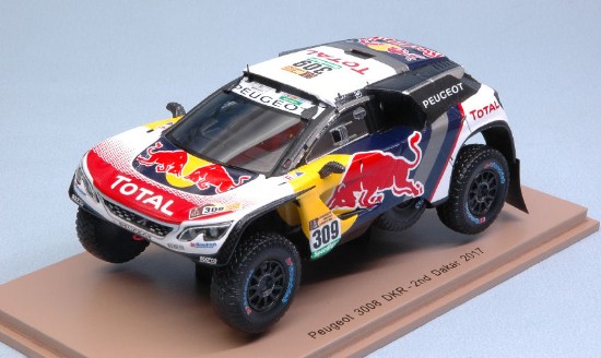Immagine di PEUGEOT 3008 DKR N.309 2nd DAKAR 2017 S.LOEB-D.ELENA 1:43
