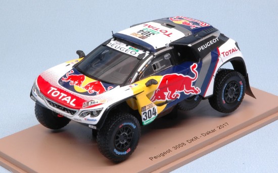 Immagine di PEUGEOT 3008 DKR N.304 ACCIDENT DAKAR 2017 C.SAINZ-L.CRUZ 1:43