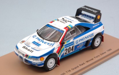 Immagine di PEUGEOT 405 T16 N.204 WINNER PARIS DAKAR 1989 A.VATANEN-B.BERGLUND 1:43