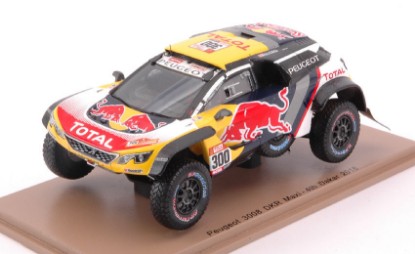 Immagine di PEUGEOT 3008 DKR MAXI N.300 4th DAKAR 2018 S.PETERHANSEL.P.COTTRET 1:43