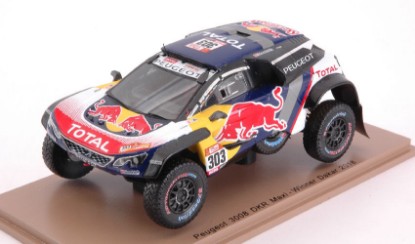 Immagine di PEUGEOT 3008 DKR MAXI N.303 WINNER DAKAR 2018 C.SAINZ-L.CRUZ 1:43
