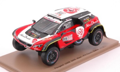 Immagine di PEUGEOT 3008 DKR MAXI N.319 DAKAR 2018 S.K.AL QASSIMI-P.MAIMOM 1:43