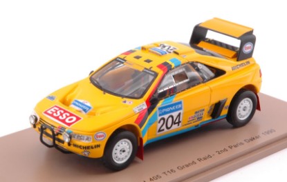 Immagine di PEUGEOT 405 T16 N.204 2nd PARIS-DAKAR 1990 B.WALDEGARD-J.C.FENOUIL 1:43