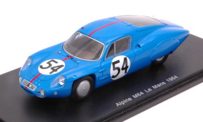 Immagine di ALPINE M64 N.54 DNF LM 1964 P.VIDAL-H.GRANDSIRE 1:43