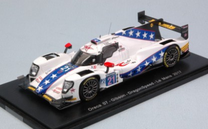Immagine di ORECA 07 GIBSON N.21 15th LM 2017 HEDMAN-HANLEY-ROSENQVIST 1:43