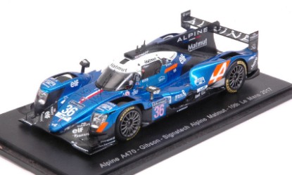 Immagine di ALPINE A470 GIBSON N.36 11th LM 2017 RUMAS-MENEZES-RAO 1:43